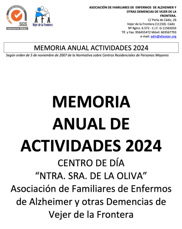Memoria Anual Actividades 2024